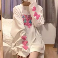 COD Sweater womens fashionable ins spring and autumn 2021 New loose Korean style boyfriend college style design sense niche