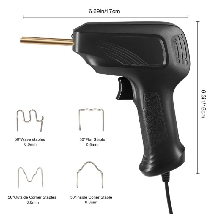 ลวดเย็บเครื่องเย็บกระดาษแบบร้อน200ชิ้น-เครื่องเชื่อมพลาสติกสำหรับซ่อมรถยนต์