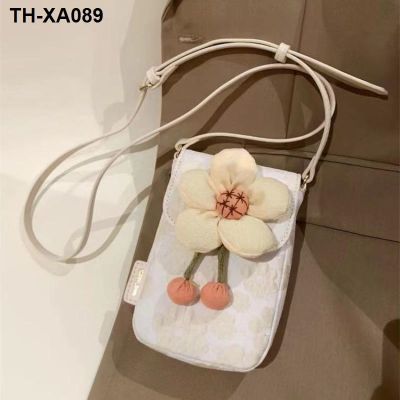 ☎✾☂ phone inclined shoulder bag a new female summer flowers