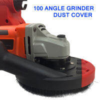 Universal 100เครื่องบดมุม Dust Cover Firm Dust Shroud Wearable Angle Grinder Shroud Stone Concrete Sanding Accessories Firm Convertible Vacuum Dust Shroud Cover Functional Portable Concrete, Resin Board