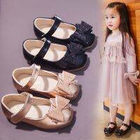 【Love ballet】 Skoex เด็ก39; S รองเท้าแบนสาวแฟชั่นรองเท้าเจ้าหญิงสไตล์โรมันโบว์แข็ง Ballerina Slip On เด็กงานแต่งงานชุดรองเท้า