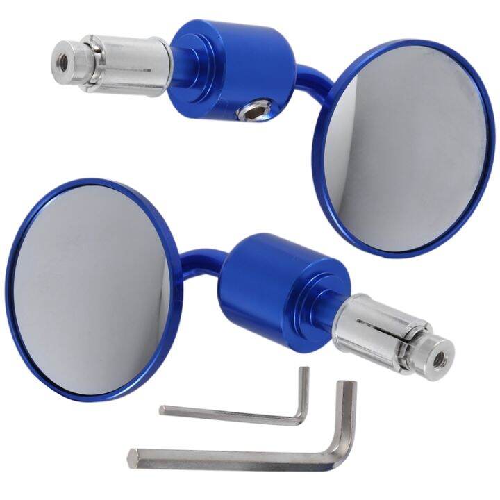 motorcycle-rearview-mirror-reflector-universal-handle-mirror-rear-mirror-component-silver