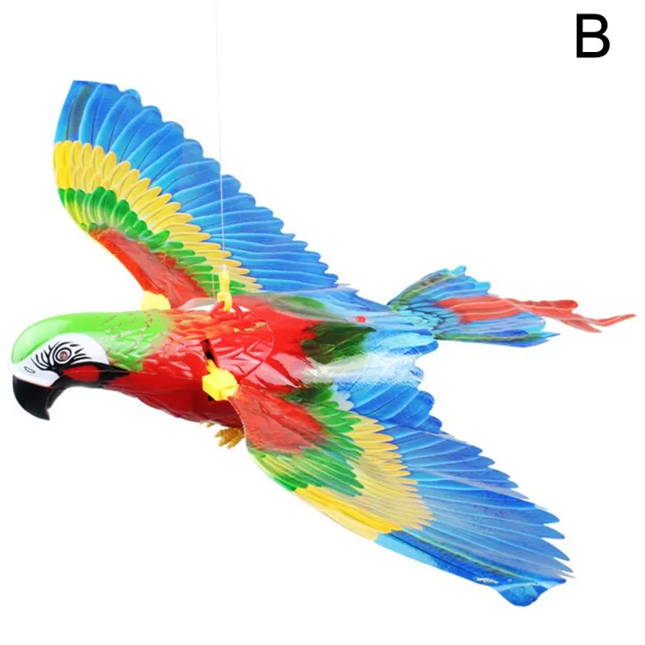 Electric eagle parrot light music string flash eagle toy with rod