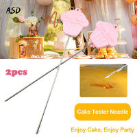 2pcs Cake Tester Needles Stainless Steel Reusable Cake Testing Needles Practical Cake Tester Skewer Needles for Kitchen