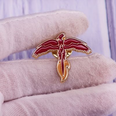 【CW】 HPotter Fawkes Enamel Pin Wizarding Loot Crate Brooch Badge Fashion Jewelry Collection