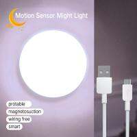 LED Motion Sensor แสงไร้สายไฟกลางคืนภายใต้คณะรัฐมนตรีแสงตู้เสื้อผ้าโคมไฟสมาร์ทติดผนังร่างกายเหนี่ยวนำโคมไฟบ้านไฟ