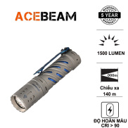 Đèn pin ACEBEAM E70 Mini Titanium độ sáng 1500 lumen CRI 90 chiếu xa 140m