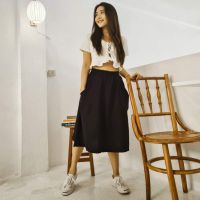 กระโปรงผ้าฝ้ายพื้นเมือง ใส่สบาย style Minimal 100%Nothern cotton skirt