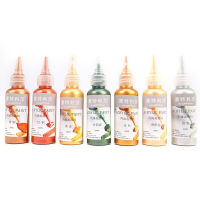 Csndices สีทอง60Ml สีอะคริลิคสีกันน้ำไม่ซีดจาง DIY สีพ่นสีเหลือง