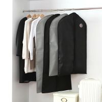 Clothing dust bag Suit Travel Bag Garment Bag Long Dress Black for Hanging Clothes Carrier Cover