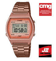 Casio ของแท้ผู้หญิง สี pink gold ฟรุ้งฟริ้ง สายสแตนเลส กันน้ำลึก 50 เมตร แจ้งเตือน ตั้งปลุก หายากสุดๆ กับ Casio B640WCG-5 สุดฮิตพร้อมประกัน 1 ปี CMG