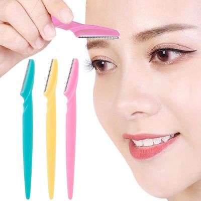 Eyebrow Trimmer Hair Remover Facial Razor Blades Shaver Sharp Portable Set Makeup Tool Kit