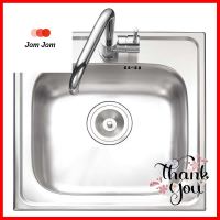 ซิงค์ฝัง 1 หลุม MEX DLA50 สเตนเลสBUILT-IN SINK MEX DLA50 1B STAINLESS STEEL **ด่วน ของมีจำนวนจำกัด**