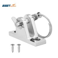 90 Degree SS316 Boat Bimini Top Deck Hinge with quick release pin Marine Kayak Canoe Boat Cover Bimini Sprayhood Accessories