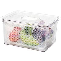 Draining Crisper,for Food Fresh-Keeping Storage Box,Fridge Storage Container,Drain Storage Box with Strainers