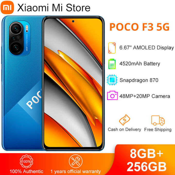 New Arrival+In Stock】Global Version Xiaomi POCO F3 5G 8GB+256GB