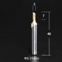 มีดตัดปลายคาร์ไบด์แข็ง1pcs-cnc บิตเราเตอร์สำหรับงานไม้ตัดการกัดไม้2ขลุ่ยมีดสล็อตตรง