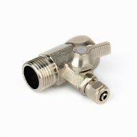 Integral water purification 3 way ball valve water purifier water purifier accessories 6.35mm OD Hose 1/2 quot; Male/Female Thread