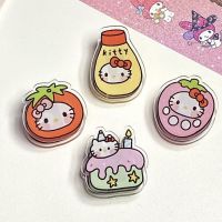 4Pcs/set Binder Clip Acrylic Cute Kitty Page Holder Paper Clip Clamp File Index Photo Book Clip Stationery Storage Office School