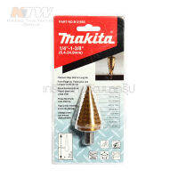 MAKITA ดอก STEP DRILL 1/4" - 1-3/8" ร่องตรงTI-N ( MPB-31055 )