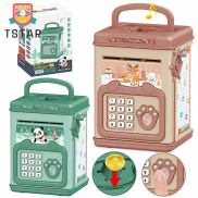 TS ready stock Children Money Boxes Music Coins Cash Saving Safe Box Mini