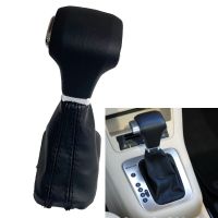 Automatic Car Shift Gear Knob Gaitor Leather Cover Shifter Lever Gear Stick Knob For VW GOLF PLUS 2009