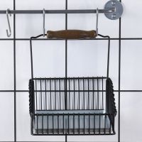 Storage Bin Under Shelf Wire Rack Cabinet Basket Kitchen Organizer Cupboard