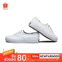 ✣✸ keds TRIPLE SEASONAL SOLIDS WHITE WF49946 รองเท้าผ้าใบ ลําลอง แฟชั่นสำหรับ 3 ฤดูกาล