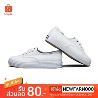 keds TRIPLE SEASONAL SOLIDS WHITE WF49946 รองเท้าผ้าใบ ลําลอง แฟชั่นสำหรับ 3 ฤดูกาล