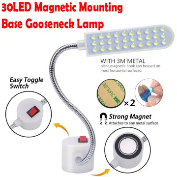 Newest 12/20/30led Portable Sewing Machine Light Led Light Magnetic  Mounting Base Gooseneck Lamp For All Sewing Machine Lighting - Industrial  Lighting - AliExpress