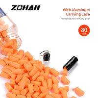 ZOHAN 80 คู่โฟมที่อุดหูเสียงรบกวนนำมาใช้ใหม่ Blocker/กรองที่ปิดหูกันเสียงสำหรับนอนที่อุดหูซิลิโคนกระเป๋า - JSKB MALL