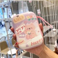 Cute Bear Plug Protector Power Bank Organizing Bag Data Cable Headset Storage Bag Box Multifunctional Digital Portable