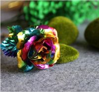 【CC】 Banquet Wedding Decoration Multi-Color Gold Artificial Silk Heads Flowers