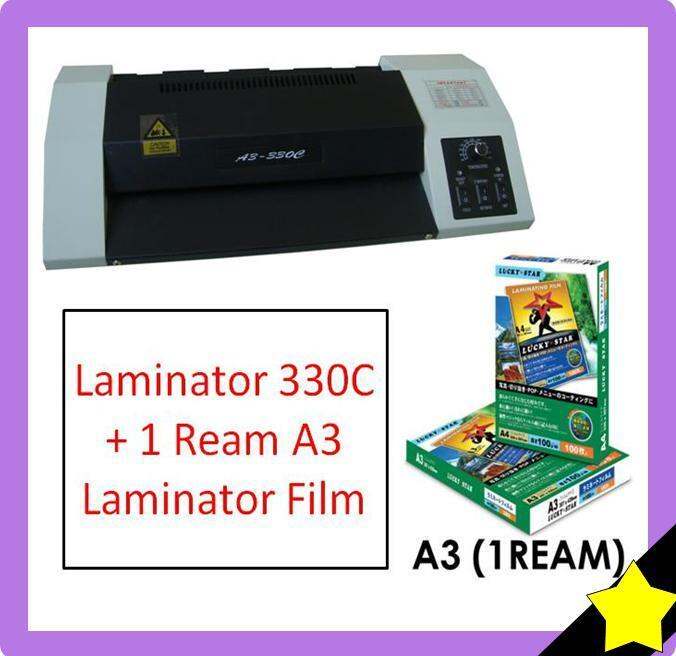 A3 & A4 Heavy Duty Laminator & 1 Ream A3 Laminating Film Lazada