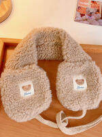 แฟชั่นเกาหลีผู้หญิงฤดูหนาว Warm Plush Earmuff หูอุ่นหมีน่ารัก S เด็ก Tie Plush Earmuffs Orejeras De Invierno