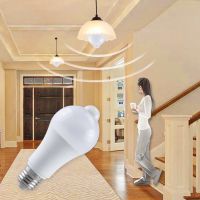 ¤✜❦ PIR Motion Sensor Light Emergency Lamp with Motion Sensor Night Light 85-265V B22 E27 Stair Corridor Sensor Light LED Lamparas