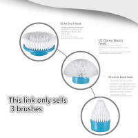 FGHGF 3PCS head Bathroom Kitchen Cleaning Tools Clean Cleaner Adjustable Turbo Electric Cleaning Brush Conversion head