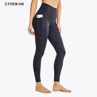 【CC】▪  Workout Leggings 25 Inches Waisted Athletic Pants Elastic Trousers Hips Lifting