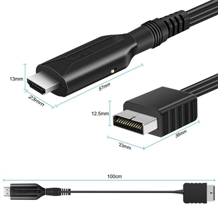 gehw-hdmi-การแปลงวิดีโอที่เข้ากันได้สำหรับทุก-ps2โหมดการแสดงผลออดิโอตัวแปลงวิดีโอสาย-hdmi-เพลย์สเตชั่นเป็น-ps2-hdmi-ไปยังตัวแปลง-hdmi-ps2แปลงสาย-hdmi-ไปยังสาย-hdmi-สายอะแดปเตอร์-ps2เป็นหัวแปลงสัญญาณ-h