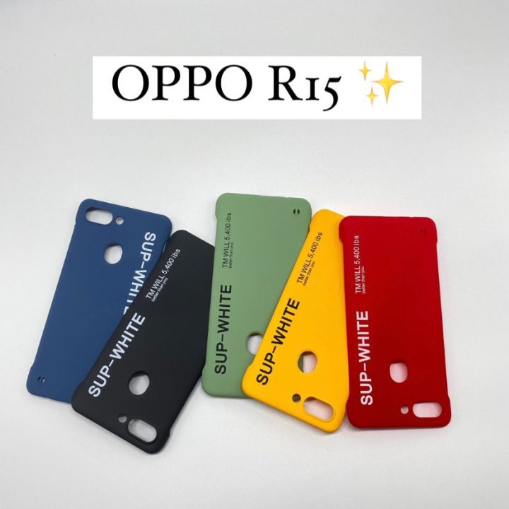 ส่งจากไทย-oppo-case-เคสมือถือ-ราคาถูก-เคส-oppo-r17-r15-opporeno-oppor15pro-เคสใสขอบสี-เคสโทสับ-กันรอย-9-9
