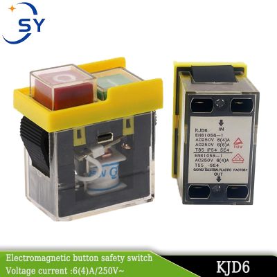 KJD6 Electromagnetic Switch Over And Under Voltage Power Off Protection Magnetic Start Stop Controller Waterproof 5E4 250V 6A