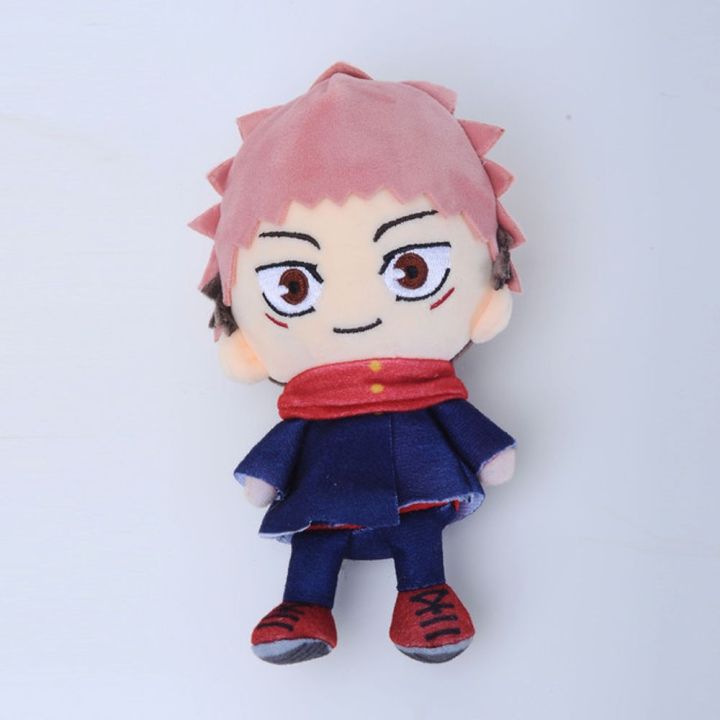 xuechuangying-yuji-itadori-prop-gift-anime-figure-children-toy-cartoon-room-decor-cosplay-doll-anime-plush-doll-keychain-pendant-plush-kryring-jujutsu