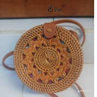 Gendit Rattan Bag 20cm 18cm 15cm Rope Can Be Adjusted Buckle Strap