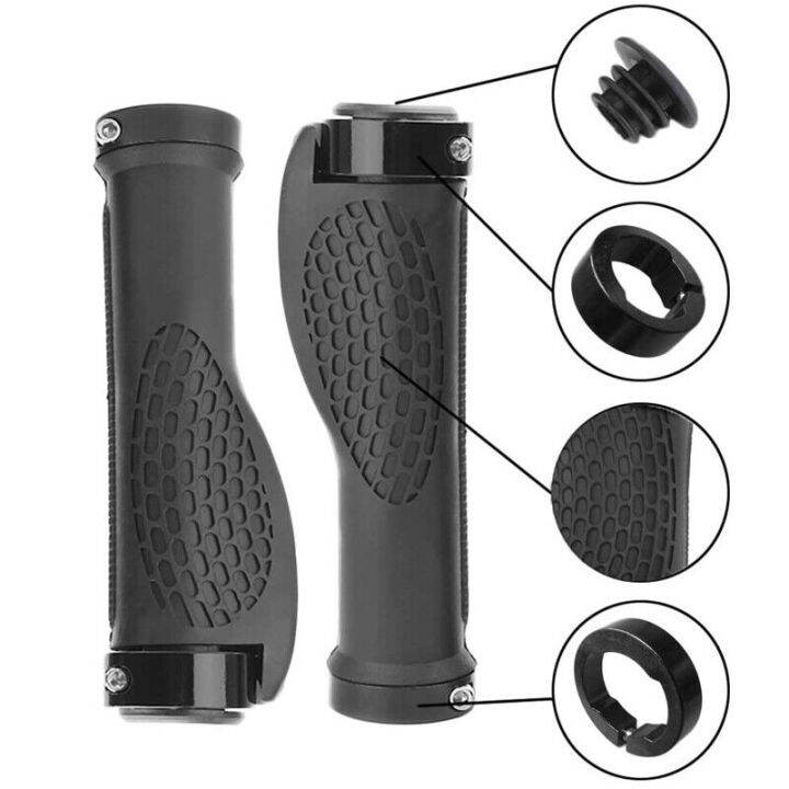 rubber-bicycle-grips-bike-lock-on-mtb-ergonomic