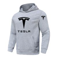 2023 style TT Mens Hooded Tesla  Long Sleeve Outwear Autumn Spring Casual Hoodies Fleece，can be customization