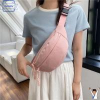 HAMIDAHY สีทึบทึบ กระเป๋าผ้าใบแคนวาส กันน้ำกันน้ำได้ จุได้มาก กระเป๋า Crossbody แฟชั่นสำหรับผู้หญิง กระเป๋าสำหรับเดินป่า สำหรับผู้หญิง