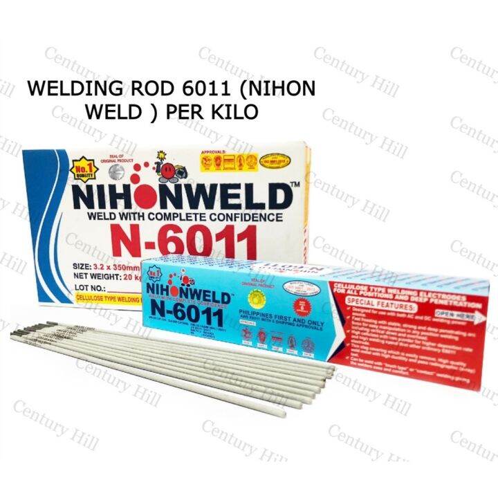 hot WELDING ROD 6011 (NIHON WELD ) PER KILO Lazada PH