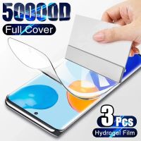 3PCS Hydrogel Film For Xiaomi Redmi Note 11 10 9 8 6 Pro 11S 9S 9T 7 Screen Protector For Redmi 10 9A 9C NFC 8 8A 7A 6 Film