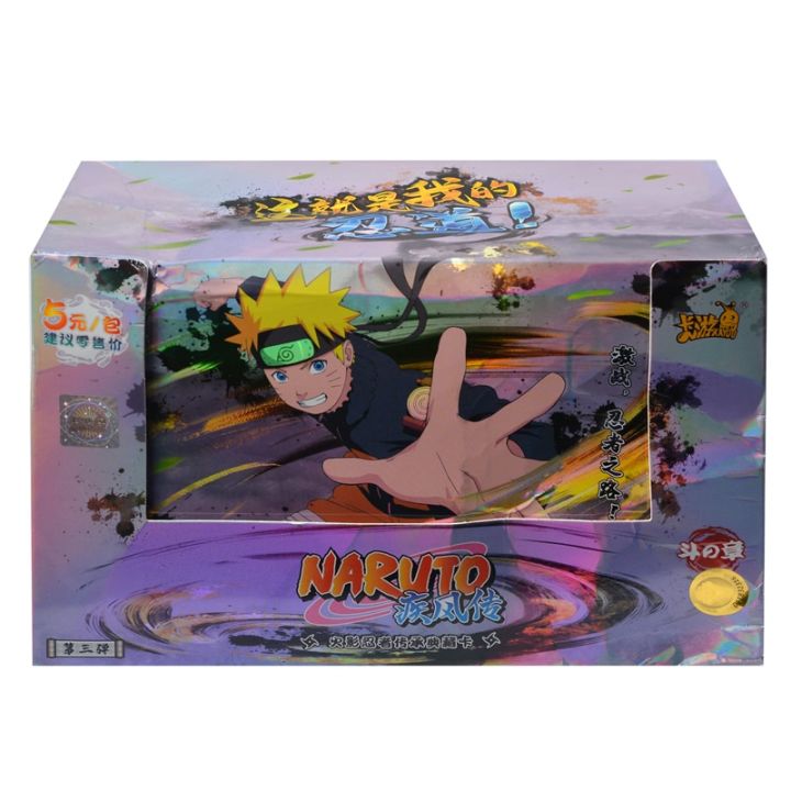 kukou-การ์ดนารูโตะของแท้กล่องการ์ดแบบหายากคอลเลกชันเกมนินจาซาซุเกะ-uzumaki-ของเล่นแฟลชการ์ดสำหรับของขวัญคริสต์มาสสำหรับเด็ก