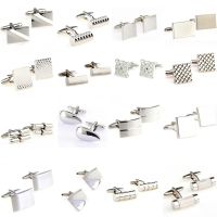 【hot】 Siver Color Metal Cufflink Cuff 1 Big Promotion